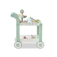 thumbnail image 2 of Teamson Kids Afternoon Sip Wooden Dessert Cart with Rolling Wheels and 24 Pcs Play Food for Pretend Play, 2 of 14