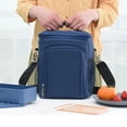 thumbnail image 2 of Mochila ligera con bolsillos y aislamiento térmico para senderismo, camping y trabajo. Azul, 2 of 6