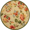 thumbnail image 2 of Safavieh Chelsea Hayleigh Bordered Wool Area Rug, Sage, 5'6" x 5'6" Round, 2 of 12