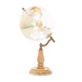 thumbnail image 6 of DecMode 8" Gold Globe with Tiered Base, 6 of 8