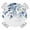 Blue White, variant on Blue Teal Eucalyptus Leaves Round Tablecloth for 45-54 Inch Tables,Fitted Table Cover with Elastic Edge,Watercolor Weeping Botanical Waterproof Outdoor Table Cloth Protector for Patio Garden Dinner