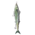 thumbnail image 1 of Señuelo de peces de cebo de múltiples segmentos con anzuelo triple aparejos de pesca de mar 20cm, 1 of 9