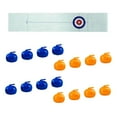thumbnail image 2 of Juego de curling y rodillos de mesa compacto para niños y adultos. Ideal para viajes. 16 rodillos, 2 of 9