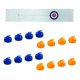 thumbnail image 2 of Juego de curling de mesa, juego de deportes de interior, divertido juego familiar para niños, viajes, adultos 16 rodillos Cola Juego de curling, 2 of 8
