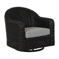 thumbnail image 2 of Better Homes & Gardens Bellamy Outdoor Barrel Back Chair, Dark Brown, 2 of 7