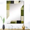 thumbnail image 1 of Designart "Eco Cubes Green-Friendly Collage III" Solar Panels Oversized Wall Mirror - Industrial Architecture Bedroom Wall Mirror Large - Multiple Color Options, 1 of 6