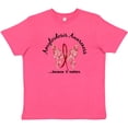 thumbnail image 3 of Inktastic Amyloidosis Butterfly 6.1 Youth T-Shirt, 3 of 5