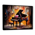 thumbnail image 2 of Designart "Harmonious Hues On The Multicolor Piano" Music Floater Framed Canvas Art Print, 2 of 5