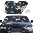 thumbnail image 2 of Uemuo Space Pattern Accordion Car Windshield Sun Shade, Foldable Reflective Sun Visor for Car, Reflector Windshield Sunshade-Medium, 2 of 7