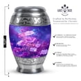 thumbnail image 2 of Daisies Cremation Urn for Human Ashes Adult Male Dad - Large Purple Decorative Urn - Funeral Urns for Women Ashes - Memorial Urns for Adult Human Man ( Size - 10inch ), 2 of 7