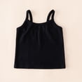 thumbnail image 5 of Ketyyh-chn99 Toddler Girls Tops Toddler Girl Shirts Girls Sleeveless Tank Top Comfortable Breathable Stylish Solid Color Top Size for 12-13 Years,Black, 5 of 7