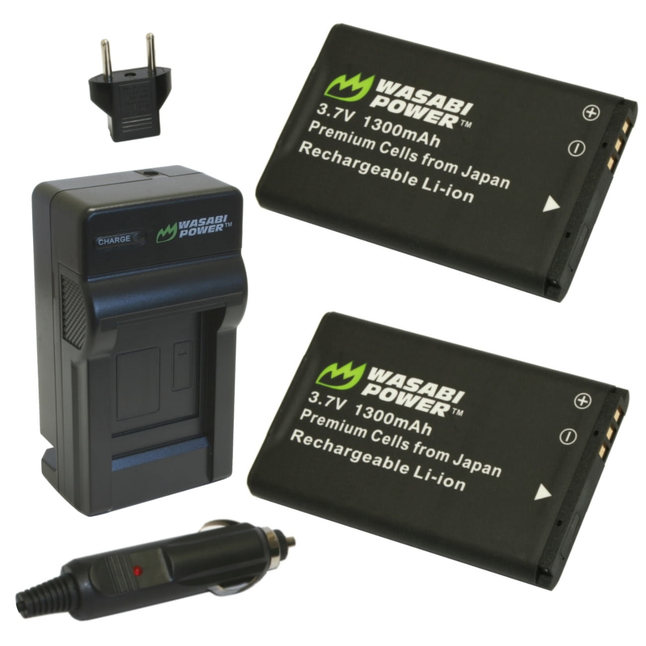 Wasabi Power Battery (2Pack) and Charger for BL5C