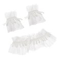 thumbnail image 4 of Capas del mantón del Applique del cordón de las bufandas nupciales para el vestidos 2 Puntos BLESIY Bufanda nupcial del mantón, 4 of 8