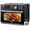 Black, variant on Kitchen in the Box 32QT Digital Air Fryer Toaster Oven Combo, 21-in-1 Convection Oven with Rotisserie & Dehydrate, Family-Size Countertop Oven with 6 Accessories, 1800W, Black