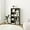 Grey, variant on Four-Tier Living Room Bookshelf, Small Bookcase with 3 Shelves for Small Spaces, Standing Display Bookshelf with Storage, Book Shelves for Bedroom, Office, Milky White