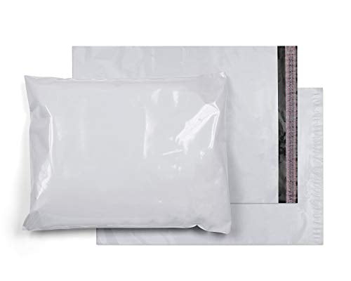 400 Pieces Poly Mailers 2.5 Mil White Self Sealing Shipping Bags 6” x 9” 
