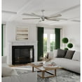 thumbnail image 3 of Progress Lighting Ellwood 5-Light Ceiling Fan, Brushed Nickel, Carved Wood Blades, Remote Control Included, 3 of 12