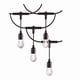 thumbnail image 1 of Serie de luces Aksi IP65 E27 con 12 focos S14 7.3 cm Luz Cálida, 1 of 5