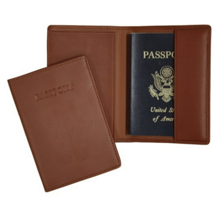 Royce Leather Leather Passport Holder and Travel Document Organizer
