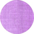 thumbnail image 1 of Ahgly Company Indoor Round Oriental Purple Industrial Area Rugs, 8' Round, 1 of 4