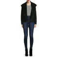 Time and Tru Women's Denim Faux Sherpa Jacket
