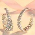 thumbnail image 3 of QQTDFG Gorgeous Drop Earrings Women 925 Silver Wedding Jewelry Cubic Zircon A Pair/set-#1, 3 of 5
