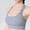 Gray, variant on Women Sports Bra Yoga Workout Scoop Neck High Support Quick Dry Bra