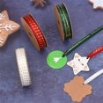thumbnail image 1 of 3 de 10 yardas de cintas navideñas, conjunto de cintas navideñas, amplia aplicación para regalos, paquete de envoltura, decoraciones navideñas, Baoblaze Cinta de malla, 1 of 8