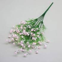 Fake Flowers Clearance! Artificial Flower Plant Faux Flower for Decoration Home Garden Porch Window Box Babys Breath Silk Bush Flowers Bouquet Floral Arrangement Home Wedding Decorations