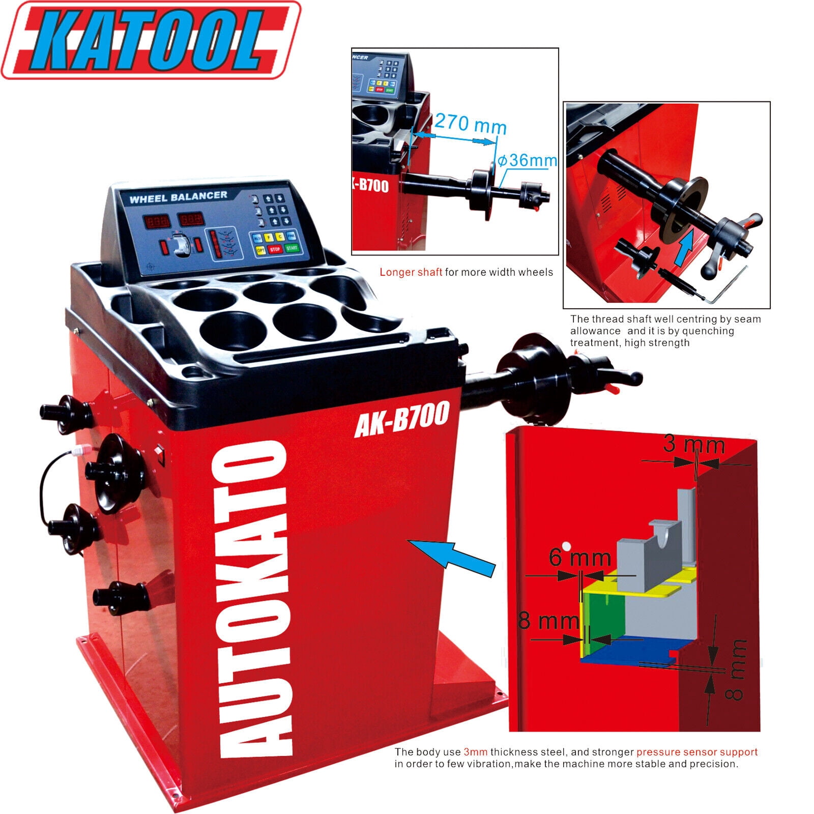 Tire Changer KT-T850 & Wheel Balancer KT-B700