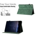 thumbnail image 6 of for iPad mini 1/2/3/4/5 Folio Case, Slim PU Leather Case with Smart Auto Wake / Sleep Function Adjustable Stand with Pencil Holder and Card Slots Cover for iPad mini 1/2/3/4/5, Green, 6 of 9