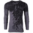 thumbnail image 3 of Xtreme Couture by Affliction Men's Thermal Shirt WLEDING DEATH, 3 of 9