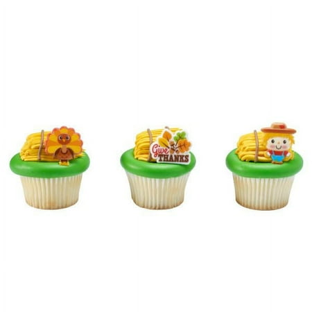 Harvest Friends Cupcake Rings 12ct