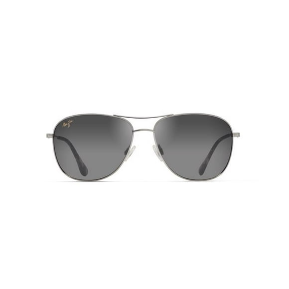 Gafas de sol Maui Jim Cliff House unisex con montura plateada