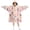 Princess and Ballerina Pink Pattern, variant on Princess and Cat White Pattern Lamb Fleece Blanket Hoodies for Teens ,Teens Oversize Sherpa Wearable Hooded Blanket Sweatshirt with Super Pockets