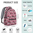 thumbnail image 6 of Hedgehog and Animals Backpack for School,Cute School Bag,Schoolbag with Adjustable Shoulder Straps & Padded Back,15.3"x11"x7.1".﻿, 6 of 6