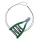 thumbnail image 4 of Abrazadera de arranque profesional, cable de extensión de 1M, abrazadera de encordado de arranque de bádminton Verde, 4 of 7