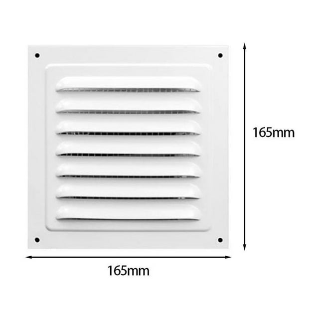 Lefu Couvercle de Ventilation en Métal Carré avec Grille de Ventilation en Maille
