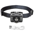 thumbnail image 1 of Headlamp, Waterproof Adjustable Head Front Light, For Camping Outdoor Lighting Induction Light Fishing, 1 of 8
