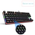 thumbnail image 1 of Teclado mecánico Metoo Edition, 87 teclas, interruptor azul, teclados para juegos para tableta, pegatina rusa de escritorio Tan Jianjun unisex, 1 of 2
