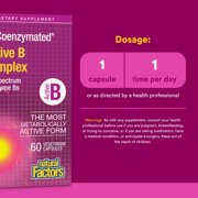 العوامل الطبيعية BioCoenzymated Active B Complex، 60 Capsules