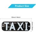 2 Color Changeable Taxi LED Light Logo, Flashing Hook On Car Window