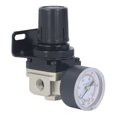 thumbnail image 3 of TKSE Válvula Reguladora De Presión del Compresor De Aire, Rosca Hembra 1/4 NPT 0-150 PSI Control Ajustable con Manómetro De Soporte, 3 of 14