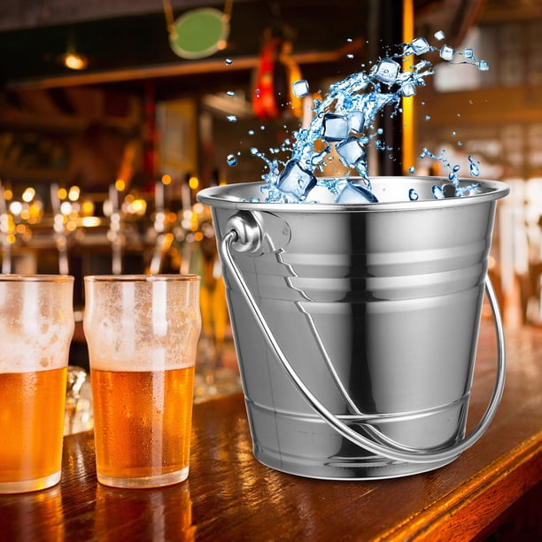unbranded Cubeta Para Hielo Y Bebidas En Acero Inoxidable Resistente Para En Eventos Y Bares