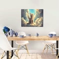 thumbnail image 5 of Picia Sunshine Cloud Cute Cat Pattern Decorative Picture – Unique Wall Art, Modern Canvas Print for Trendy Interiors (Horizontal), 5 of 6