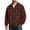 Deep Red, variant on Christmas Zip Up Jacket for Men Long Sleeve Funny Graphic Christmas Jackets Funny Relaxed Fit Full Zip Sweater Jacket for Christmas Holiday Party Coats