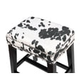 thumbnail image 5 of Linon Renner Backless 30.5" Bar Stool, Black Finish with Black Cow Print, 5 of 8