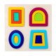 thumbnail image 1 of Juguete Montessori con forma de madera para niños, rompecabezas con clavijas, regalos de San Valentín, actividad educativa preescolar para niños de 2 Estilo D, 1 of 9