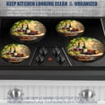 thumbnail image 5 of Gas Stove Burner Cover,Electric Stove Top Protector,Easy to Clean,The Tempting Allure of Wine and Grapes, 5 of 7