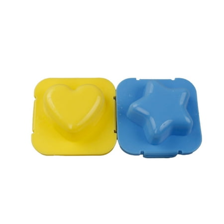 

Worallymy Children Boiled Egg Bento Mold Cute Cartoon Mould Decorating Molds Kitchen Gadget Cooking Accessory for Restaurant Bakery Heart Star Molds